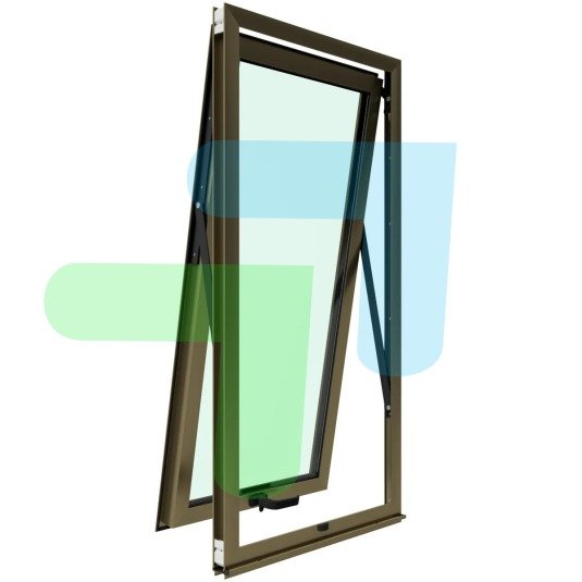 Ventana proyectante de aluminio