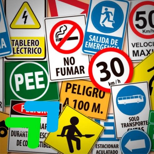 Señalética vial proyecto minero
