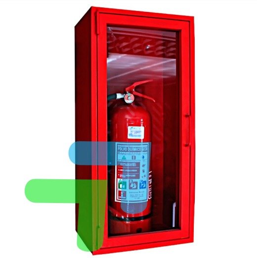 Gabinete extintor y seguridad contra incendios